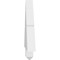 Ekena Millwork Redmond Architectural Grade PVC Gable Bracket, 36"W x 13 1/2"H x 2"D x 6"F, 9/12 Pitch GBP036X14X0206RED00 - alternate 3